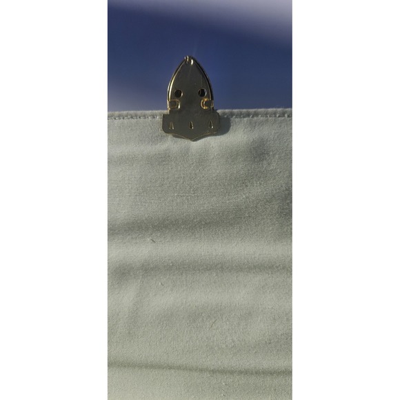 Banned Retro Floral Bamboo Handle Satchel Mint Green Vintage Style Crossbody Bag - Picture 10 of 16